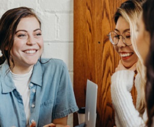 Group of women at work